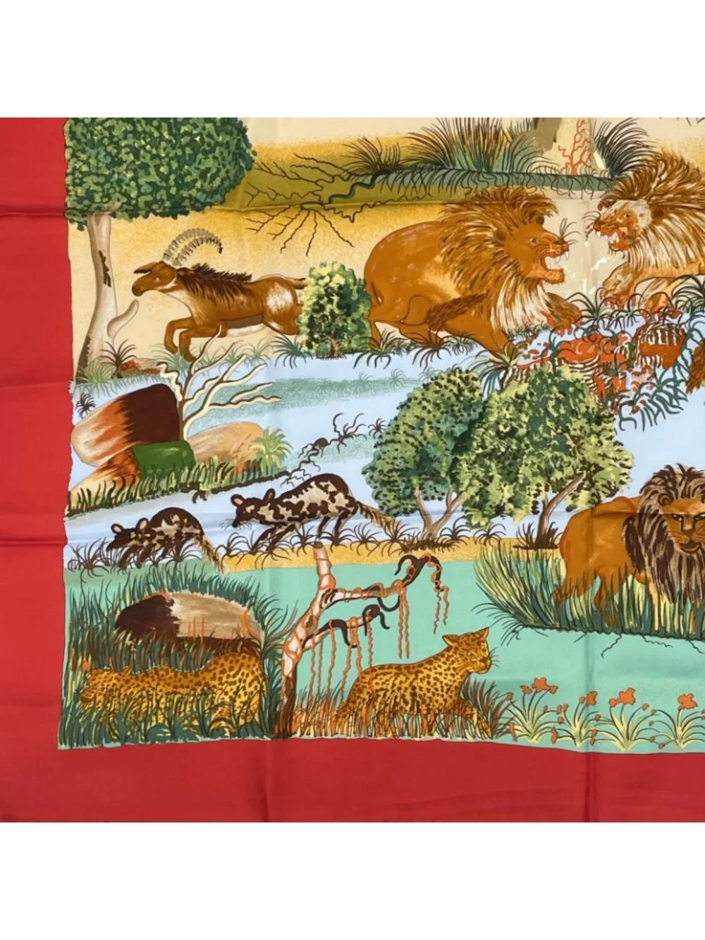 Hermes Carre 90 Nuba Mountain Scarf Silk 100% - Picture 4 of 7